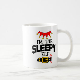 Fun Im The Sleepy Elf Costumes Christmas Family Ma Coffee Mug
