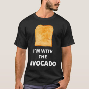 Fun I'm with the Avocado Toast Halloween Costume T-Shirt