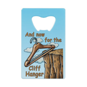 Fun Image of Cliff Hanger with Playful Wordplay