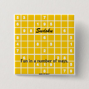 Fun In A Number Of Ways 15 Cm Square Badge