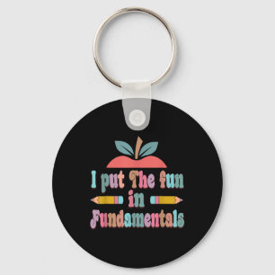 Fun in Fundamentals - Fun Teachers Day Key Ring