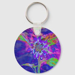 Fun in the Sun Blue Key Ring