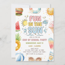 Fun In The Sun, End of School Party