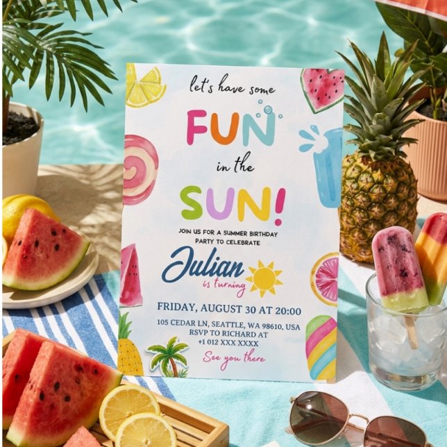 fun in the sun invitation (Creator Uploaded)
