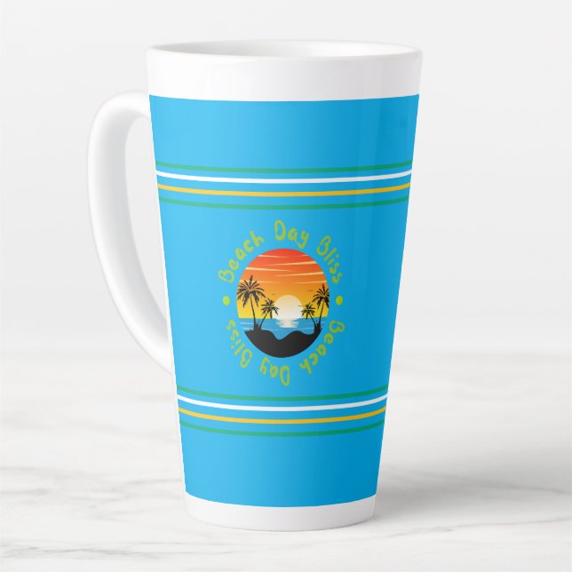 Fun in the Sun Personalised Summer Coffee Mug (Left Angle)