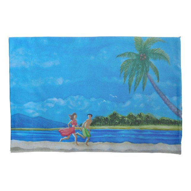 Fun in the Sun Run  Pillowcase (Front-Left)