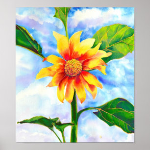 Fun in the Sun - Sunflower Poster