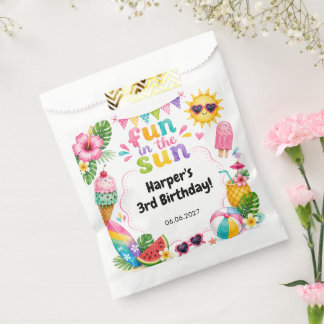 Fun in the Sun Tropical Summer Birthday Favour Bag