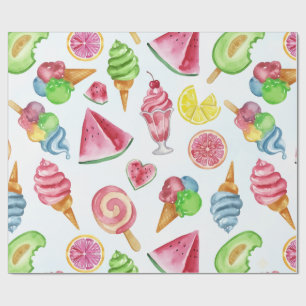 fun in the sun wrapping paper