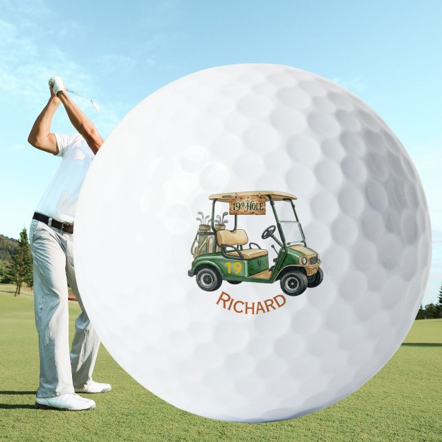 Fun Inspirational 19th Hole Name Golf Balls (Creator Uploaded)