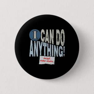 Fun Insulin T1D Diabetes 1 6 Cm Round Badge