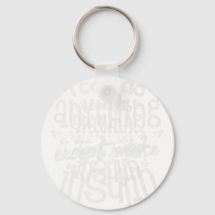 Fun Insulin  T1D Diabetes Diabetes Awareness Day T Key Ring