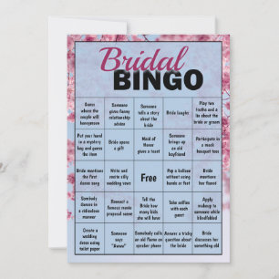 Fun & Interactive Bridal Shower Bingo Card Game