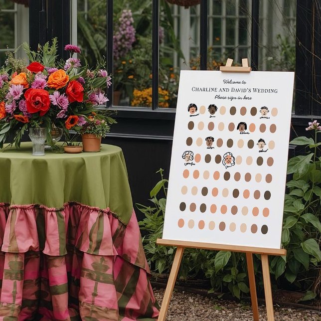 Fun Interactive Wedding Doodle Guestbook Sign (Creator Uploaded)