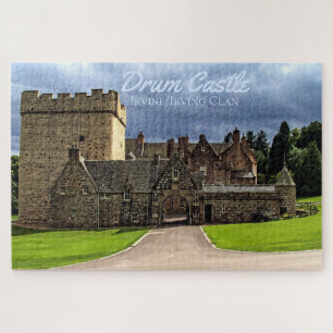 Fun Irvine/Irving Clan Drum Castle Scenic Scotland Jigsaw Puzzle