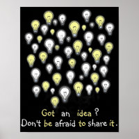 Fun I've Got an Idea Light Bulbs Inspiration