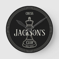 Fun Ivory  King Chess Piece with Name Wall Clo