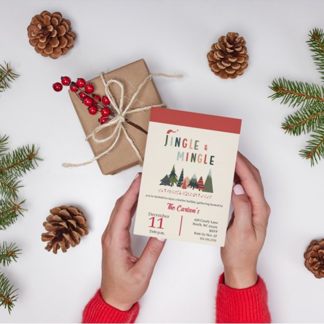 Fun Jingle and Mingle Christmas Party Invitation (Creator Uploaded)