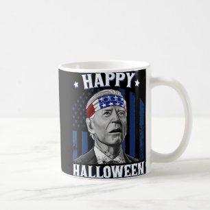Fun Joe Biden Happy Halloween Confused For 4th Of  Coffee Mug
