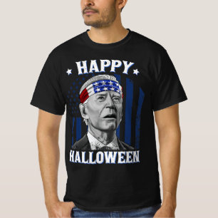 Fun Joe Biden Happy Halloween Confused For 4th Of T-Shirt