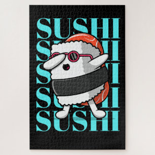 Fun Kawaii Sushi Dab Jigsaw Puzzle