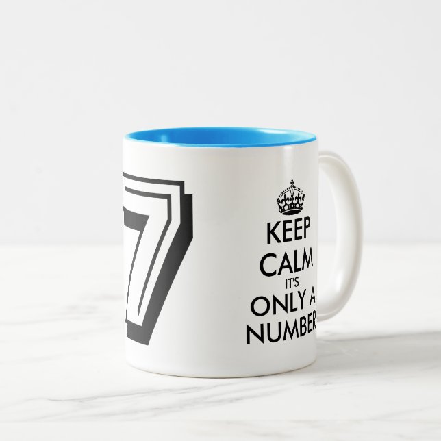 Fun keep calm meme 27th Birthday coffee mug gift (Front Right)