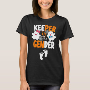 Fun Keeper of the Gender Reveal Baby Announcement  T-Shirt