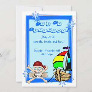 Fun kids birthday party invitation