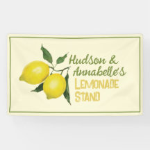 Fun Kids Business Logo Lemonade Stand