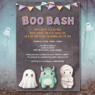 Fun Kids Halloween Party Invitation