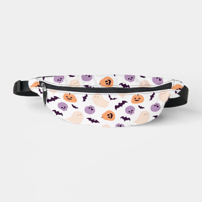 Fun Kids Halloween Pattern Bum Bags (Front)