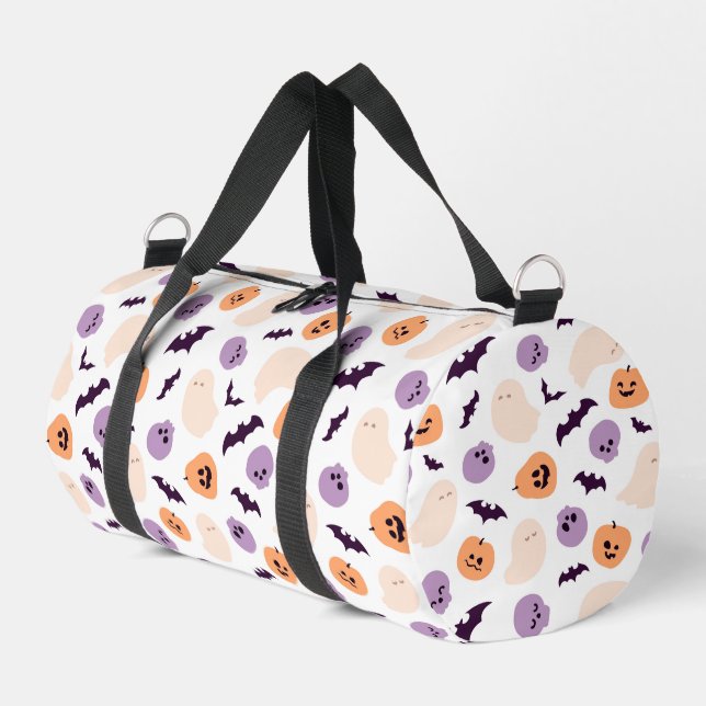 Fun Kids Halloween Pattern Duffle Bag (Left Corner)