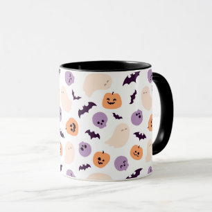 Fun Kids Halloween Pattern Mug