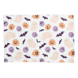 Fun Kids Halloween Pattern Pillowcase