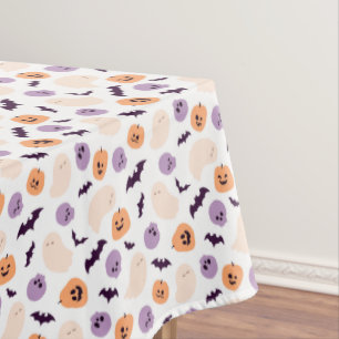 Fun Kids Halloween Pattern Tablecloth