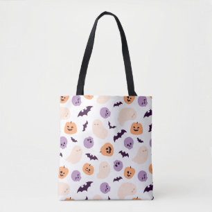 Fun Kids Halloween Pattern Tote Bag