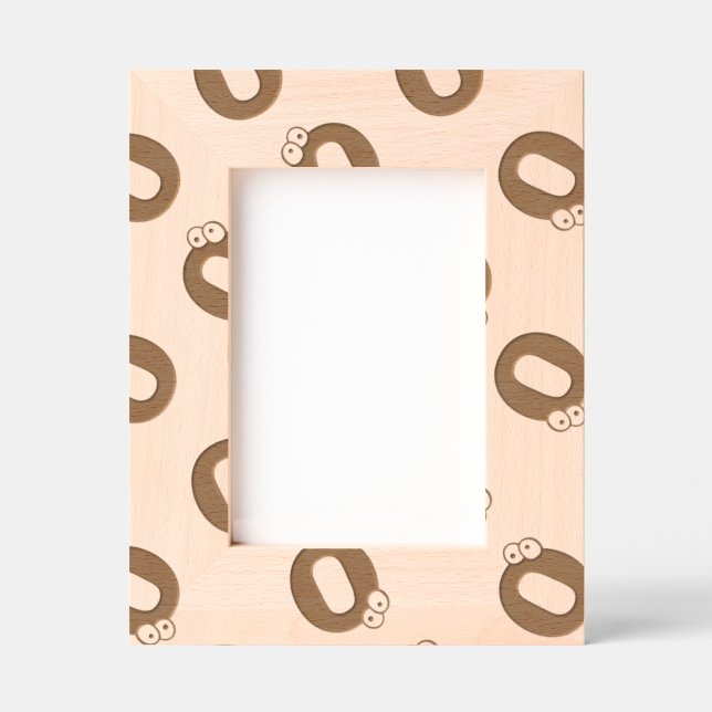 Fun Kids Monogram Pattern Etched Frames (Front)
