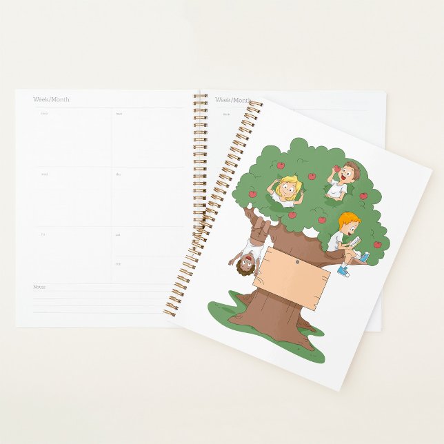 Fun Kids Playing in Apple Tree  Planner (Creator Uploaded)