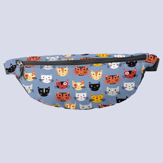 Fun Kitty Cat Bum Bags (Fun cat pattern fanny pack)