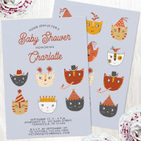 Fun Kitty Cat Personalised Baby Shower