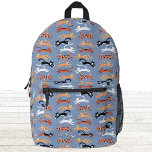 Fun Kitty Cat Printed Backpack<br><div class="desc">Lots of lovely little cats for animal lovers.  Original art by Nic Squirrell.</div>