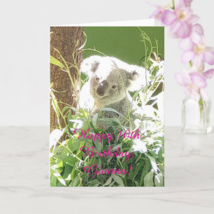 Fun Koala, Happy 10th Birthday, card
