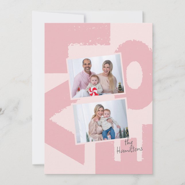 Fun large love Valentine's Day Holiday Card (Front)