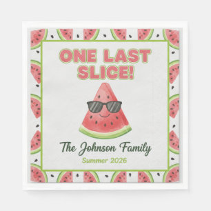 Fun Last Splash End of Summer Backyard BBQ Paper N Napkin