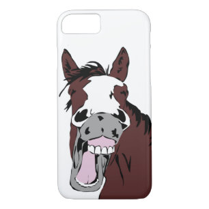 Fun Laughing Horse Cartoon iPhone 8/7 Case