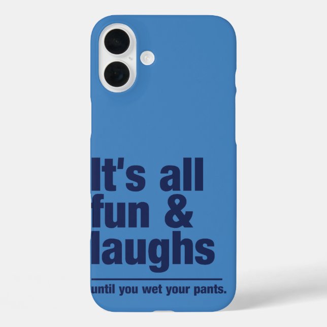 FUN & LAUGHS custom color iPhone case-mate Case-Mate iPhone Case (Back)
