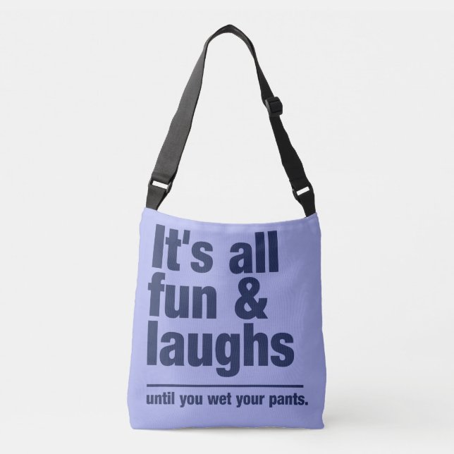FUN & LAUGHS custom colour bags (Front)
