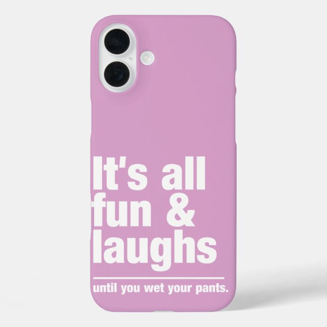 FUN & LAUGHS custom colour iPhone case-mate Case (Back)