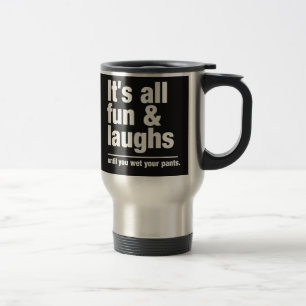 FUN & LAUGHS custom colour mug - choose style