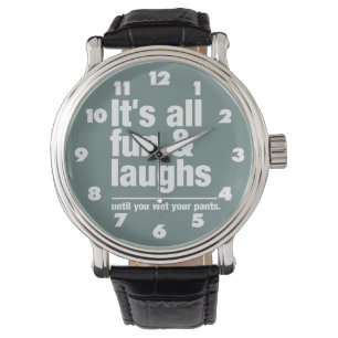 FUN & LAUGHS custom colour watches